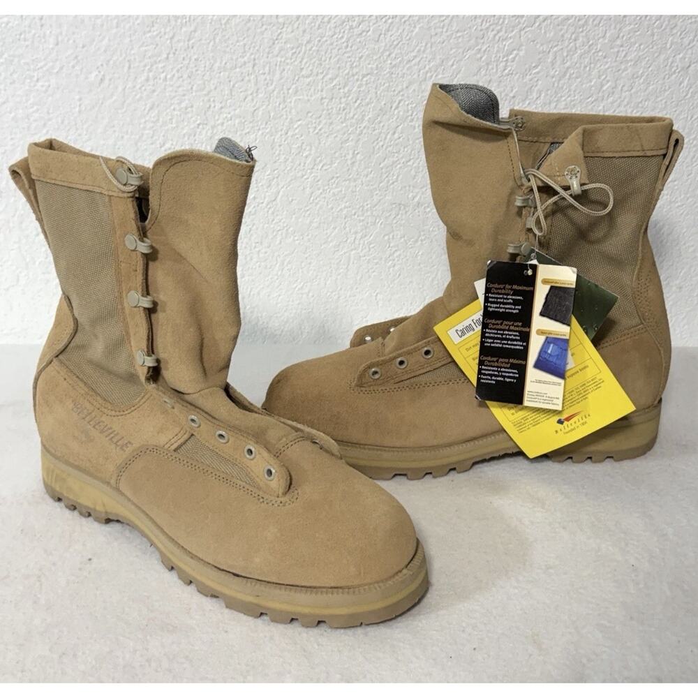 Belleville 790G Boots Mens 4.5 W Tan GoreTex Military Combat Tactical USA NWT